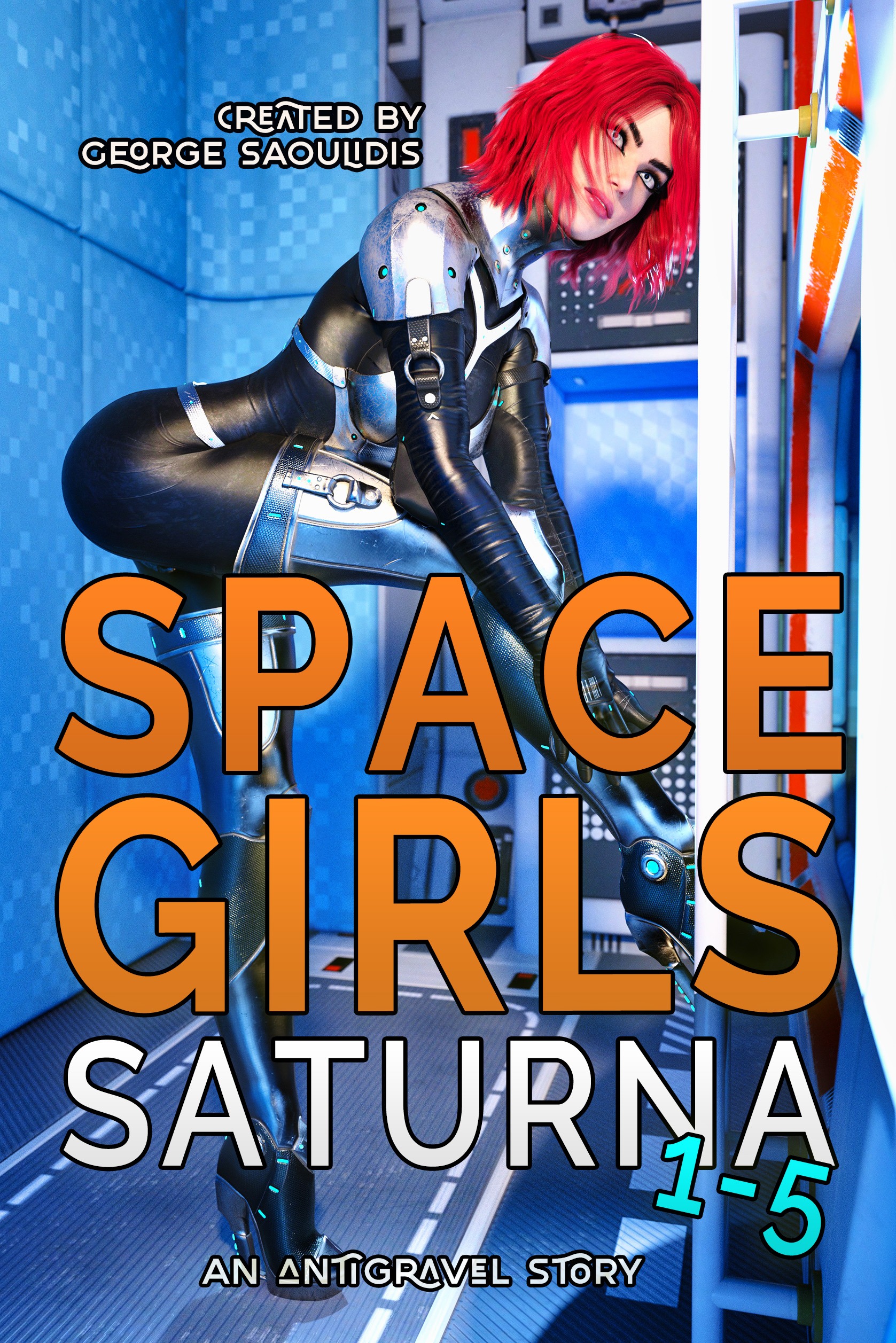 Book cover for Space Girls Box Set: Saturna 1-5