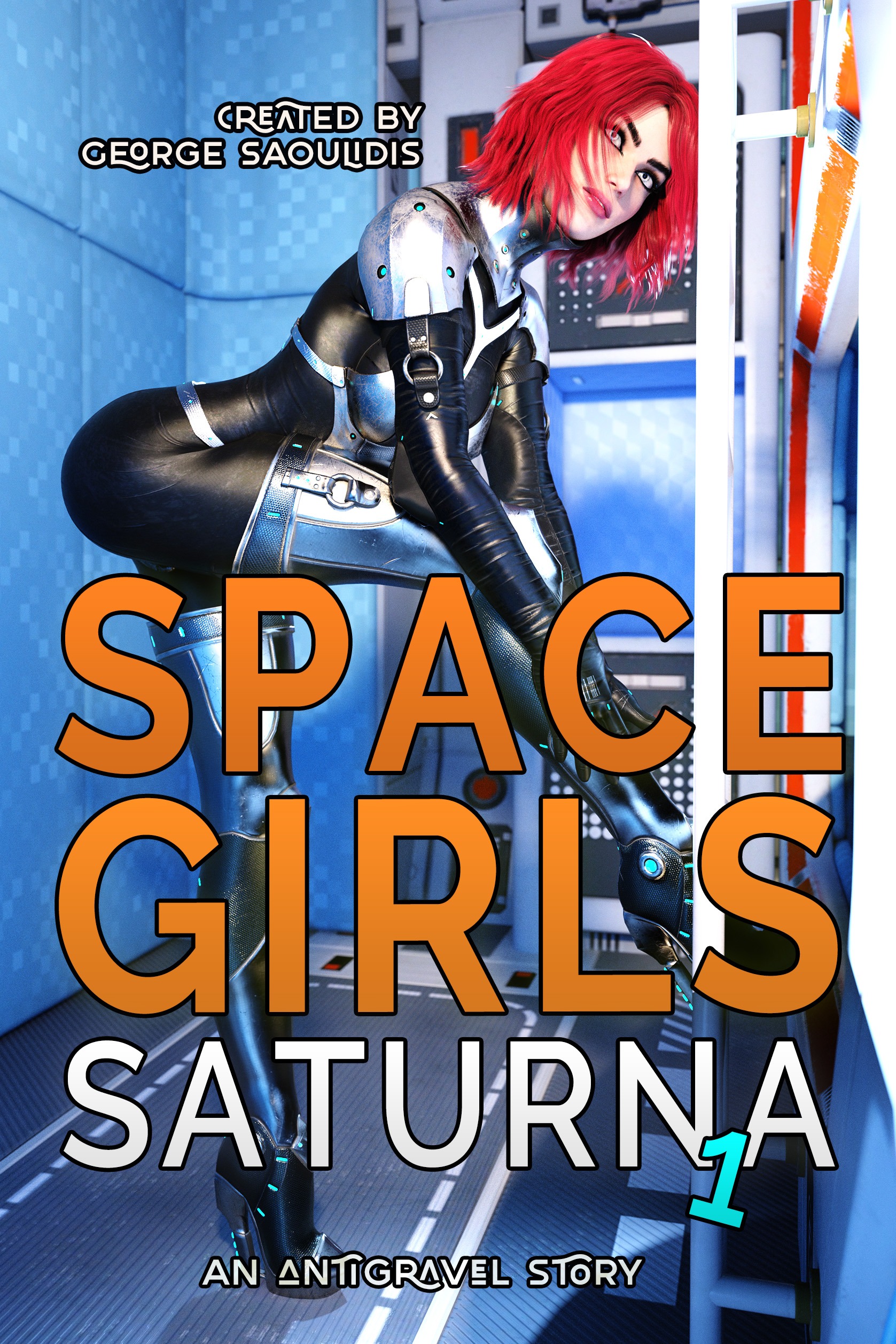 Book cover for Box-Set für Weltraum-Mädchen: Saturna 1-5